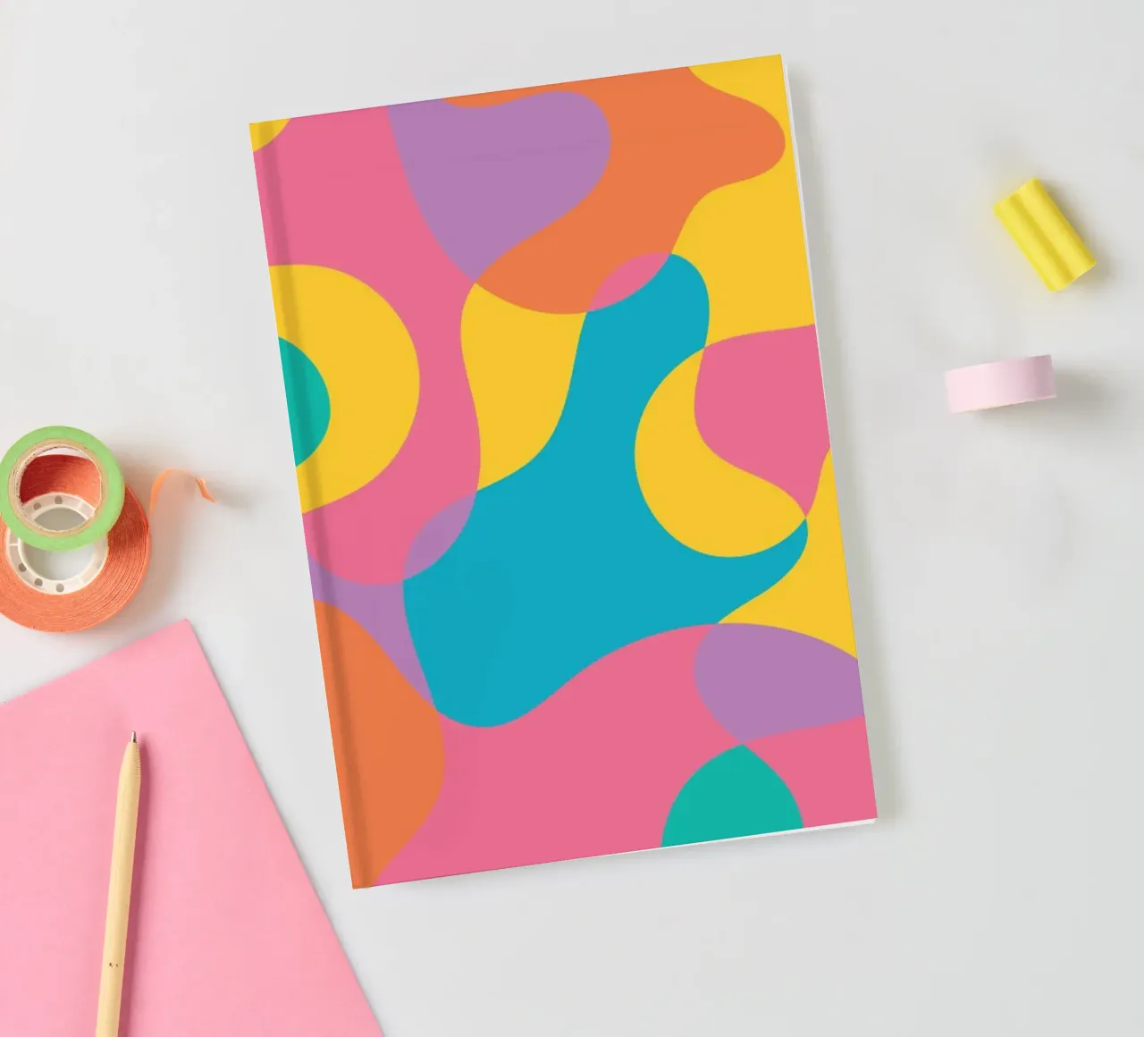 Paint Colorful notebook by galihstudio
