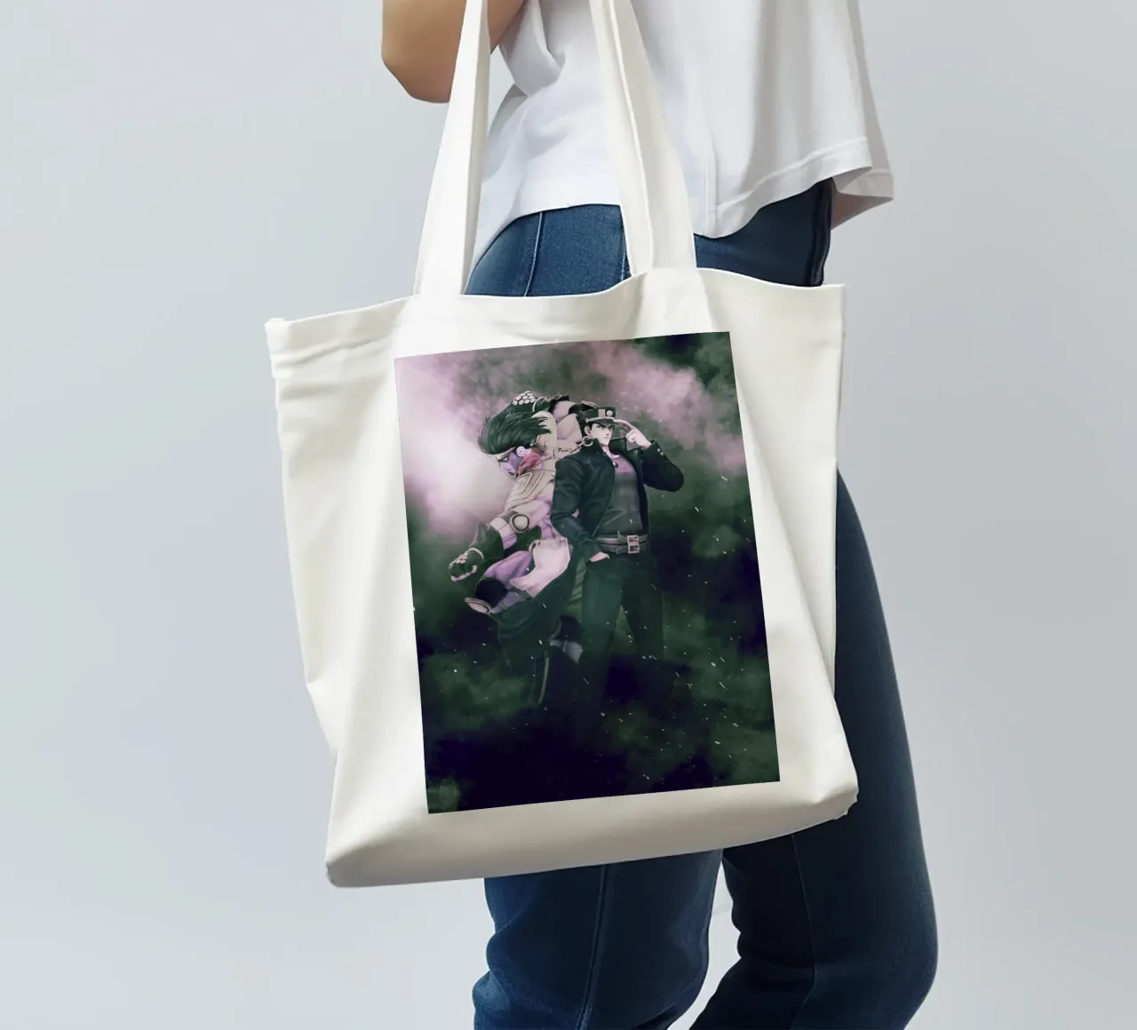 Jojo's Bizarre Adventure borsa in juta da FreeArtStudio