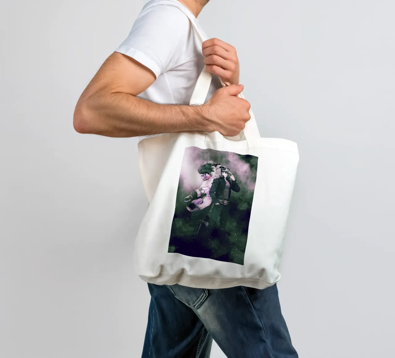 Jojo's Bizarre Adventure borsa in juta da FreeArtStudio