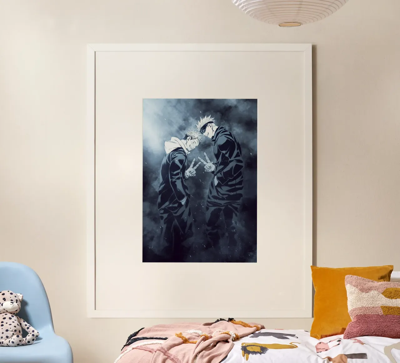 Jujutsu Kaisen poster con telaio in legno da FreeArtStudio