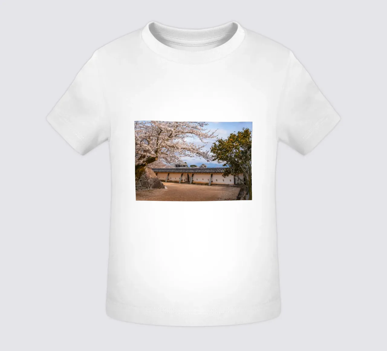 Caste Walls in Matsuyama, Japan baby t-shirt by Marcel Bisig