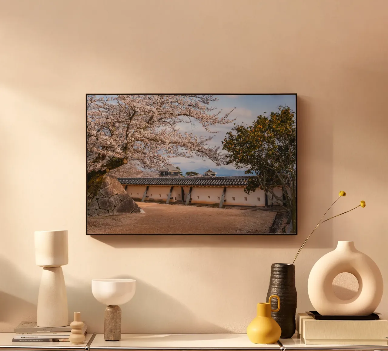 Caste Walls in Matsuyama, Japan acrylic glass by Marcel Bisig
