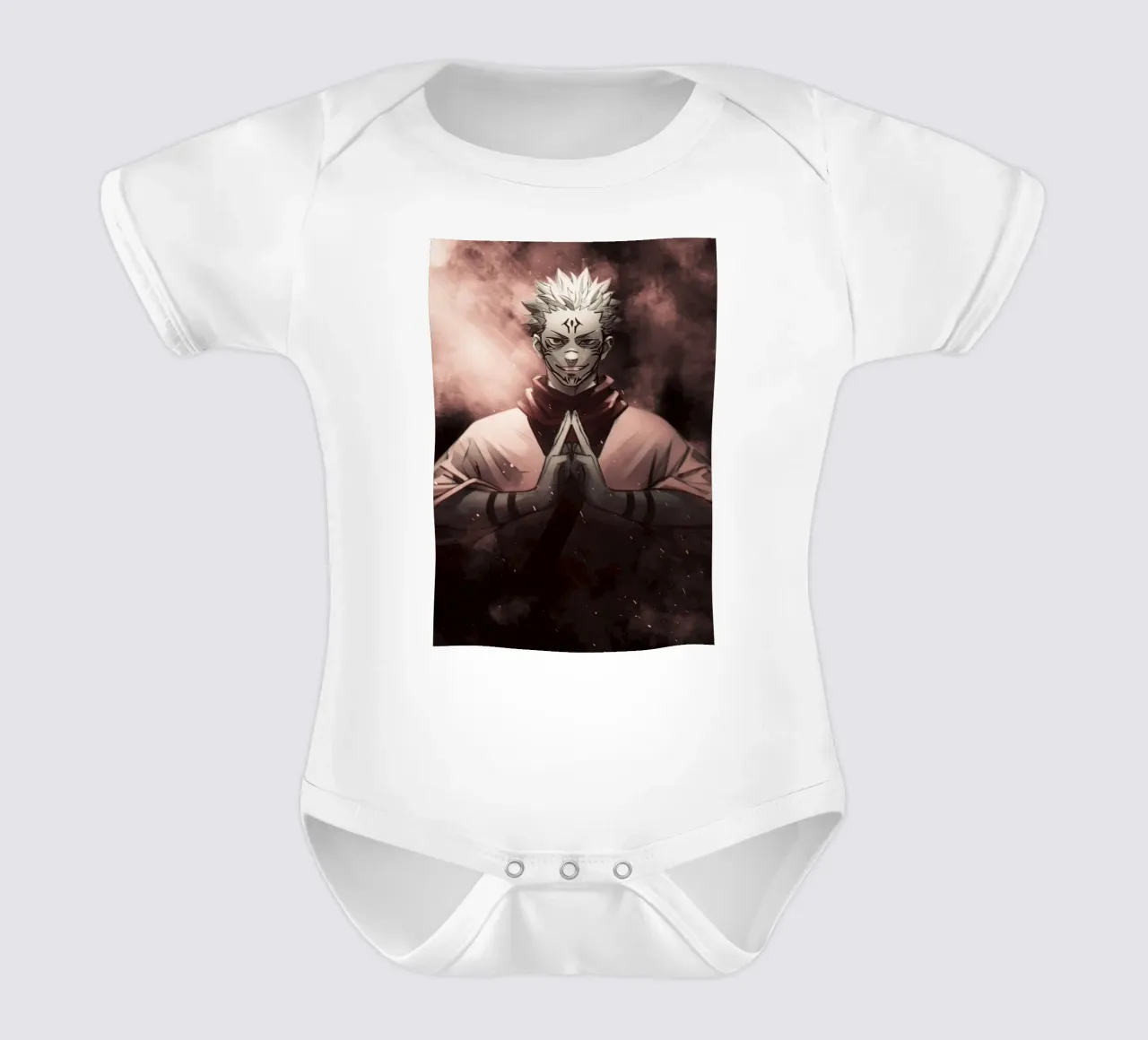 ryomen sukuna Kurzarm Babybody von FreeArtStudio