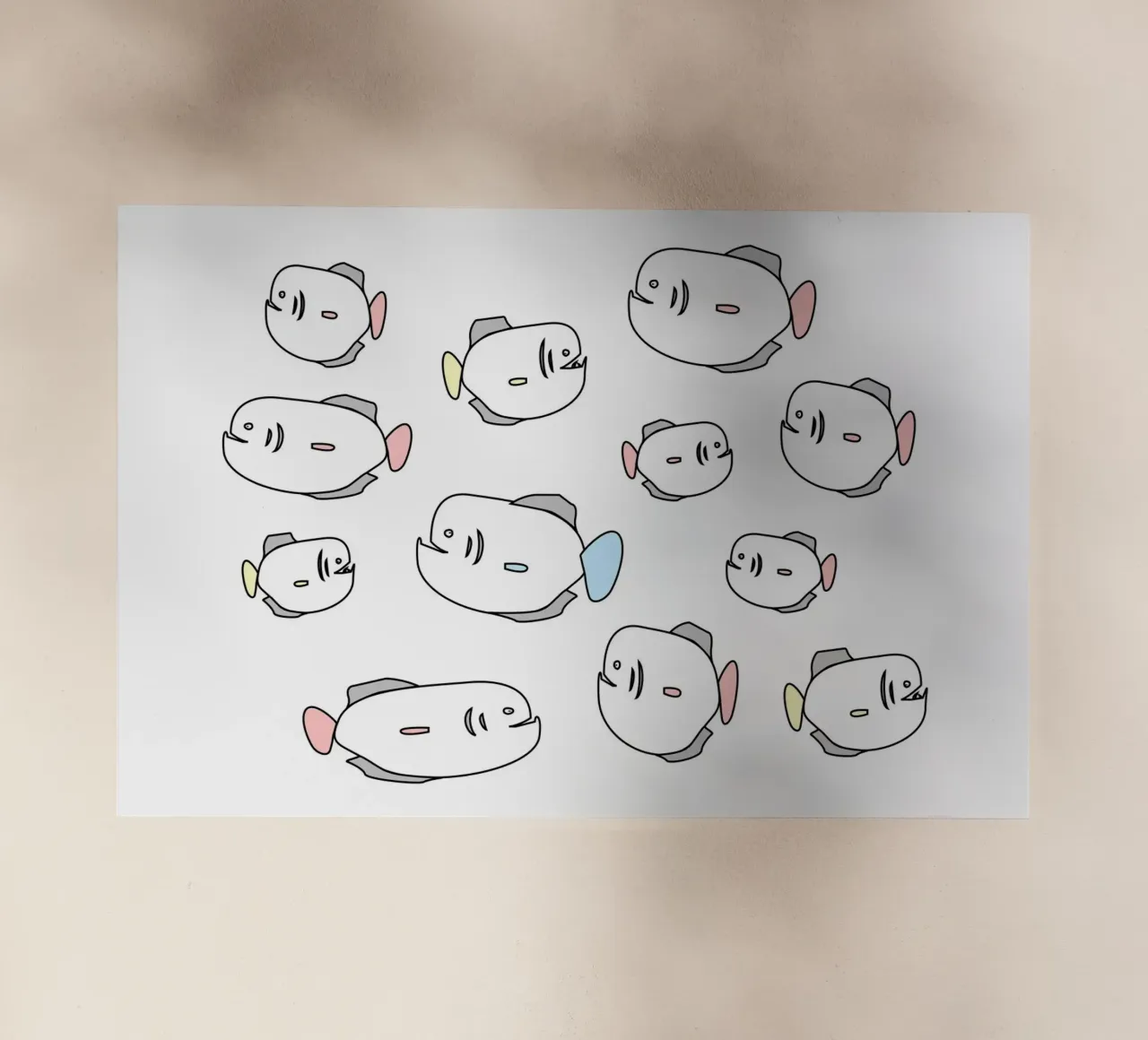 Piranhahaha pellicola backlit da Designs by Birdy