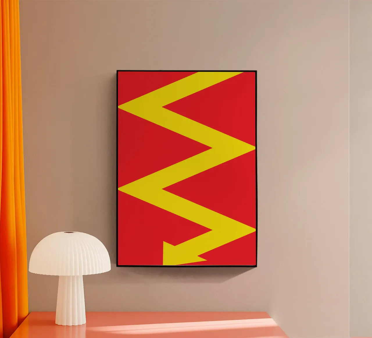 Strike Yellow Down plexiglass da galihstudio