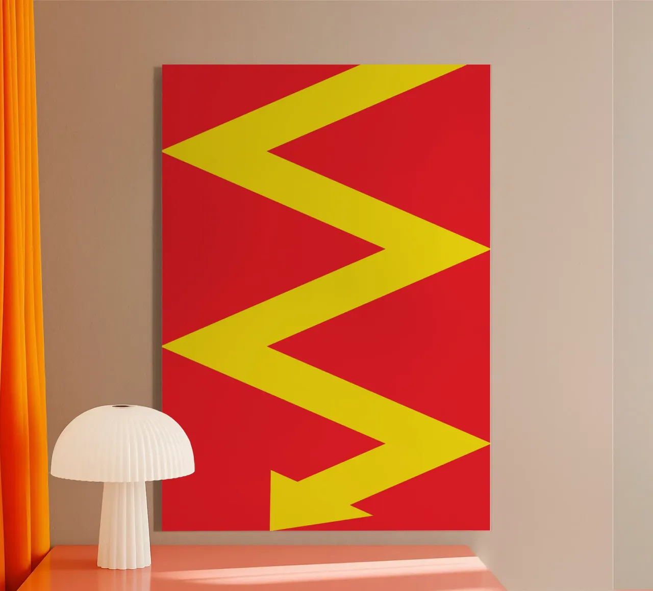 Strike Yellow Down plexiglass da galihstudio