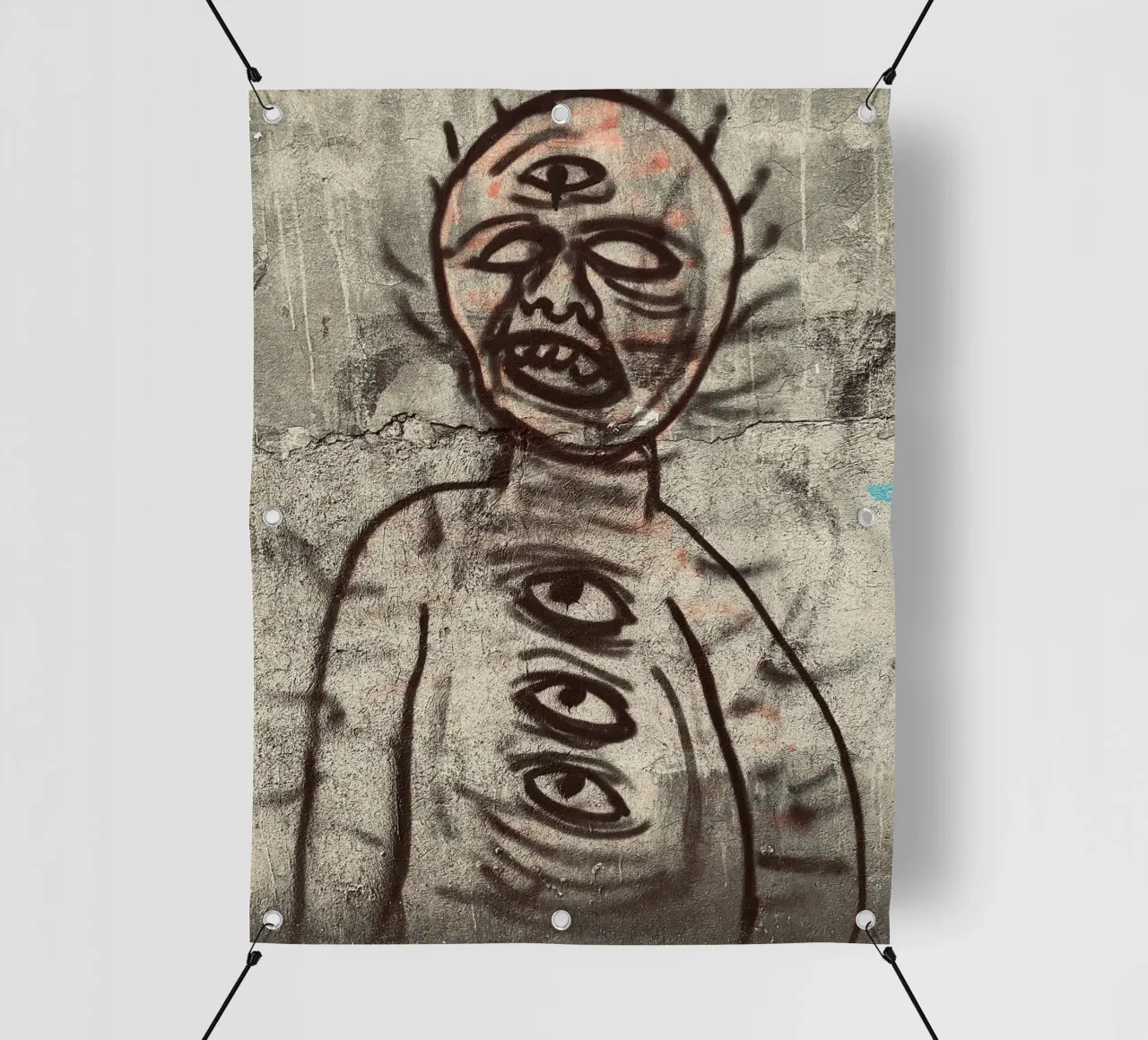 Third Eye Movement telo in pvc da ChiasMata CozMos