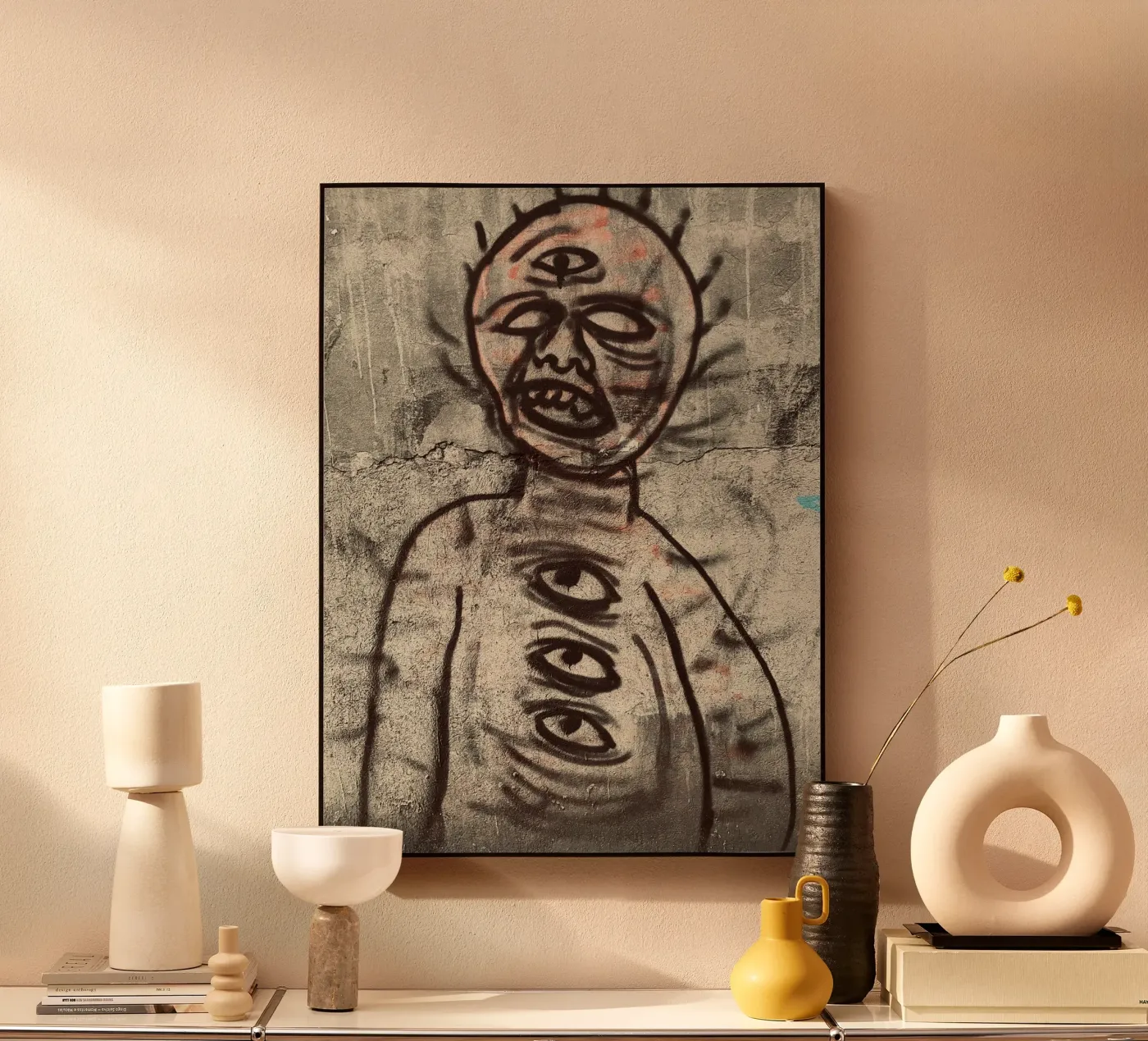 Third Eye Movement acryl van ChiasMata CozMos