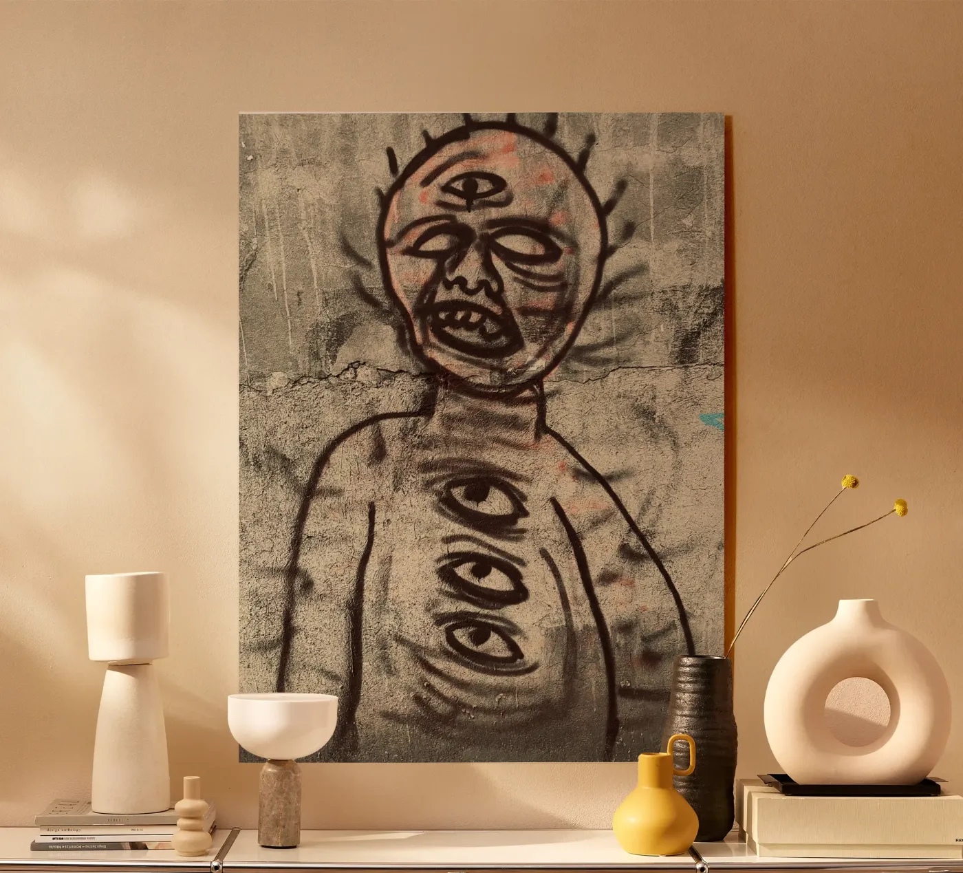 Third Eye Movement acryl van ChiasMata CozMos