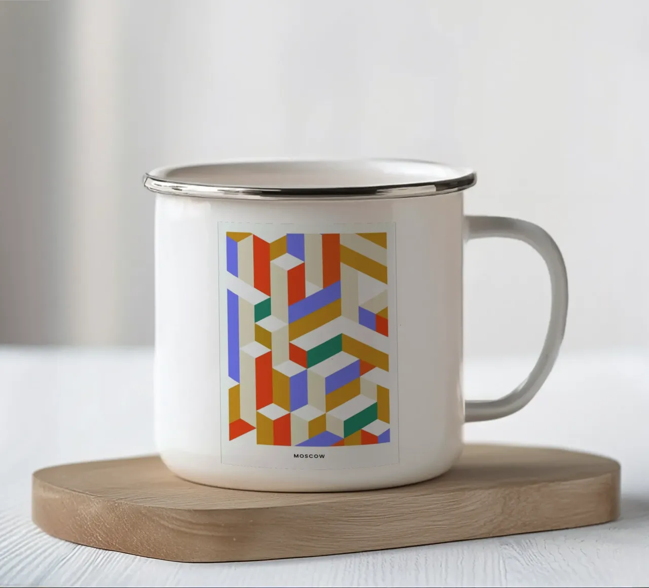 Moscow tazza in smalto da daylight design studio