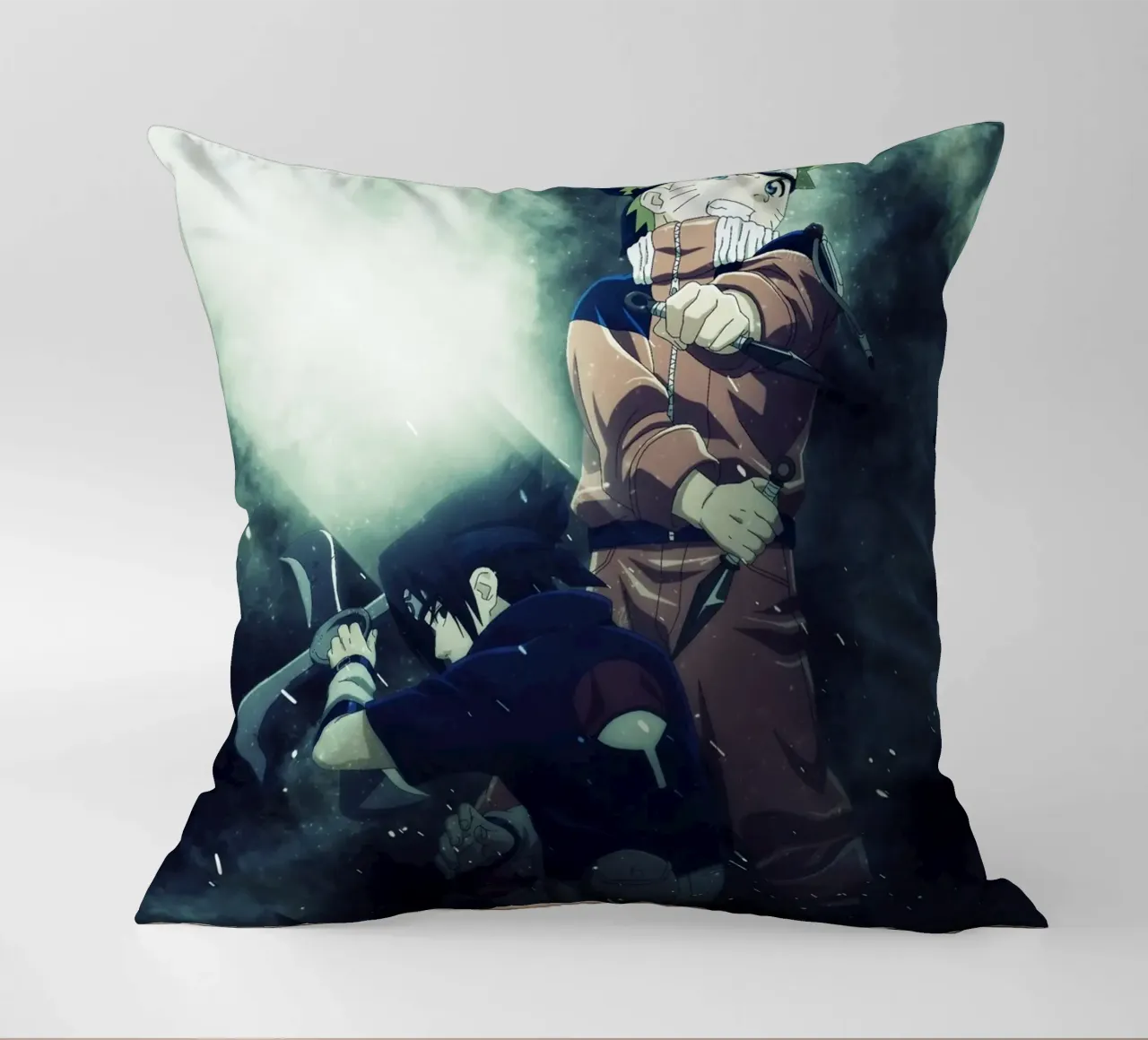 naruto and sasuke cuscino da FreeArtStudio