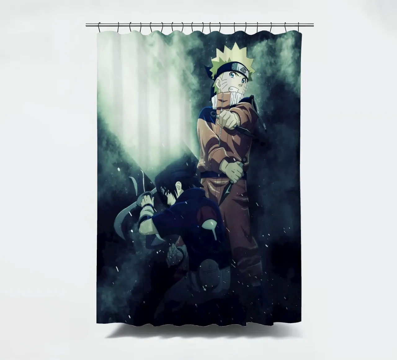 naruto and sasuke tenda da doccia da FreeArtStudio