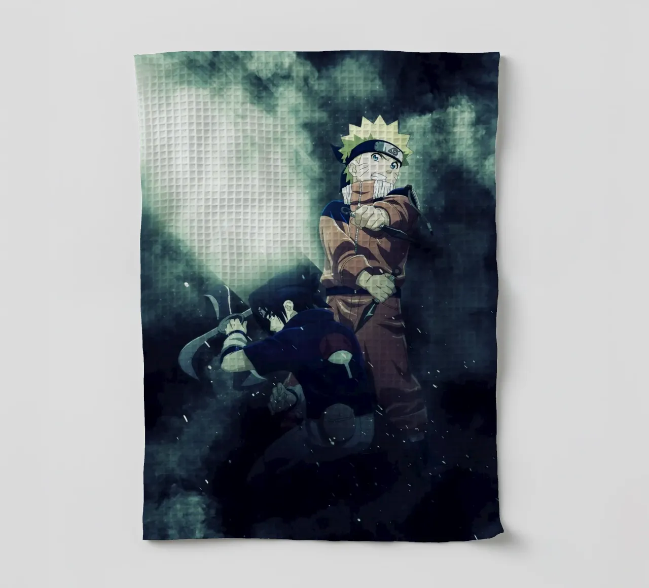 naruto and sasuke canovaccio da cucina da FreeArtStudio