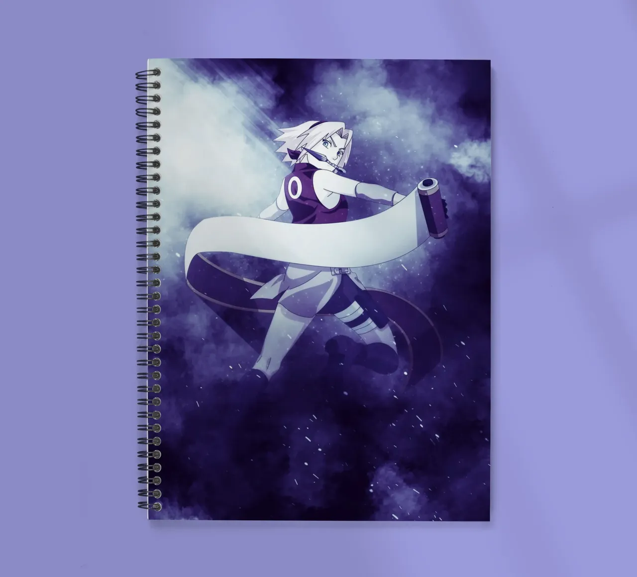 sakura spiral notebook by FreeArtStudio