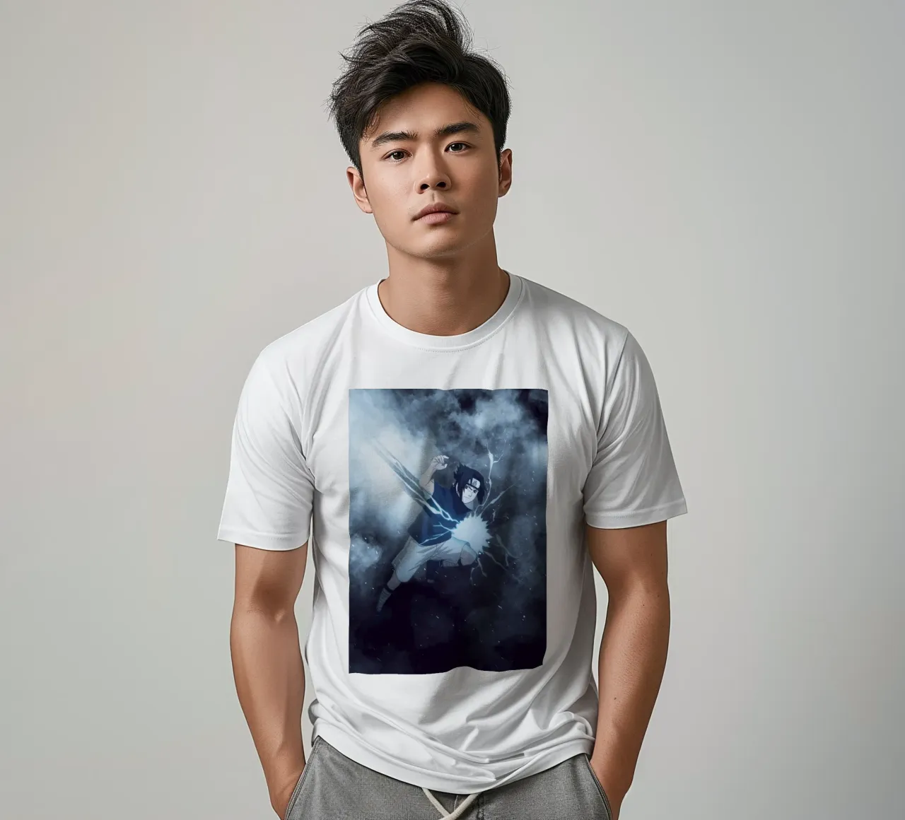 sasuke t-shirt da FreeArtStudio