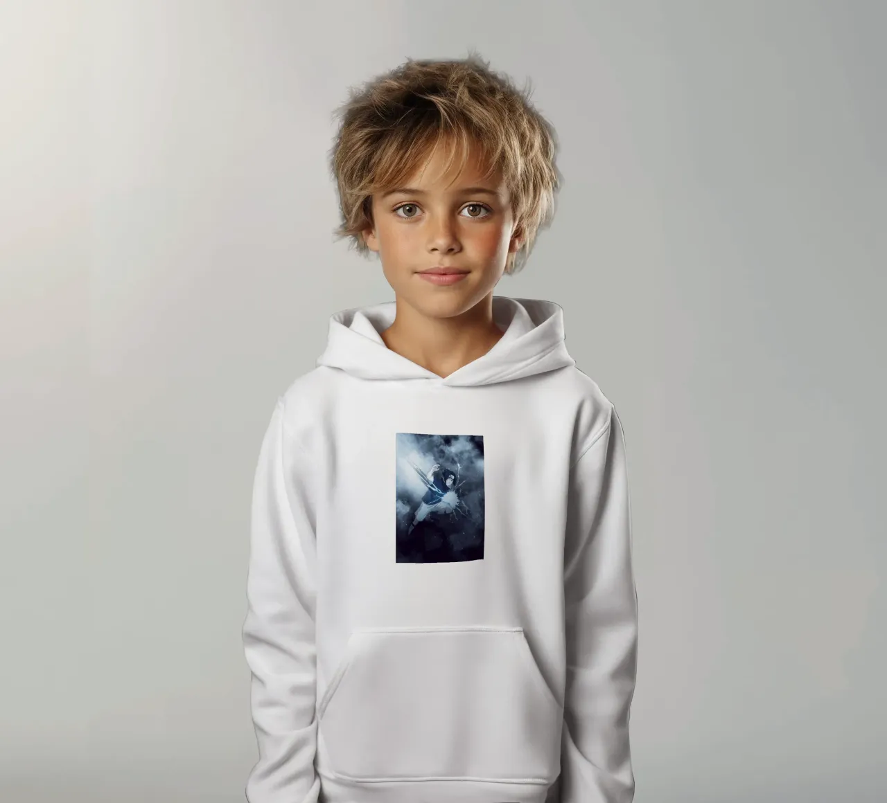 sasuke felpa bambino con cappuccio da FreeArtStudio