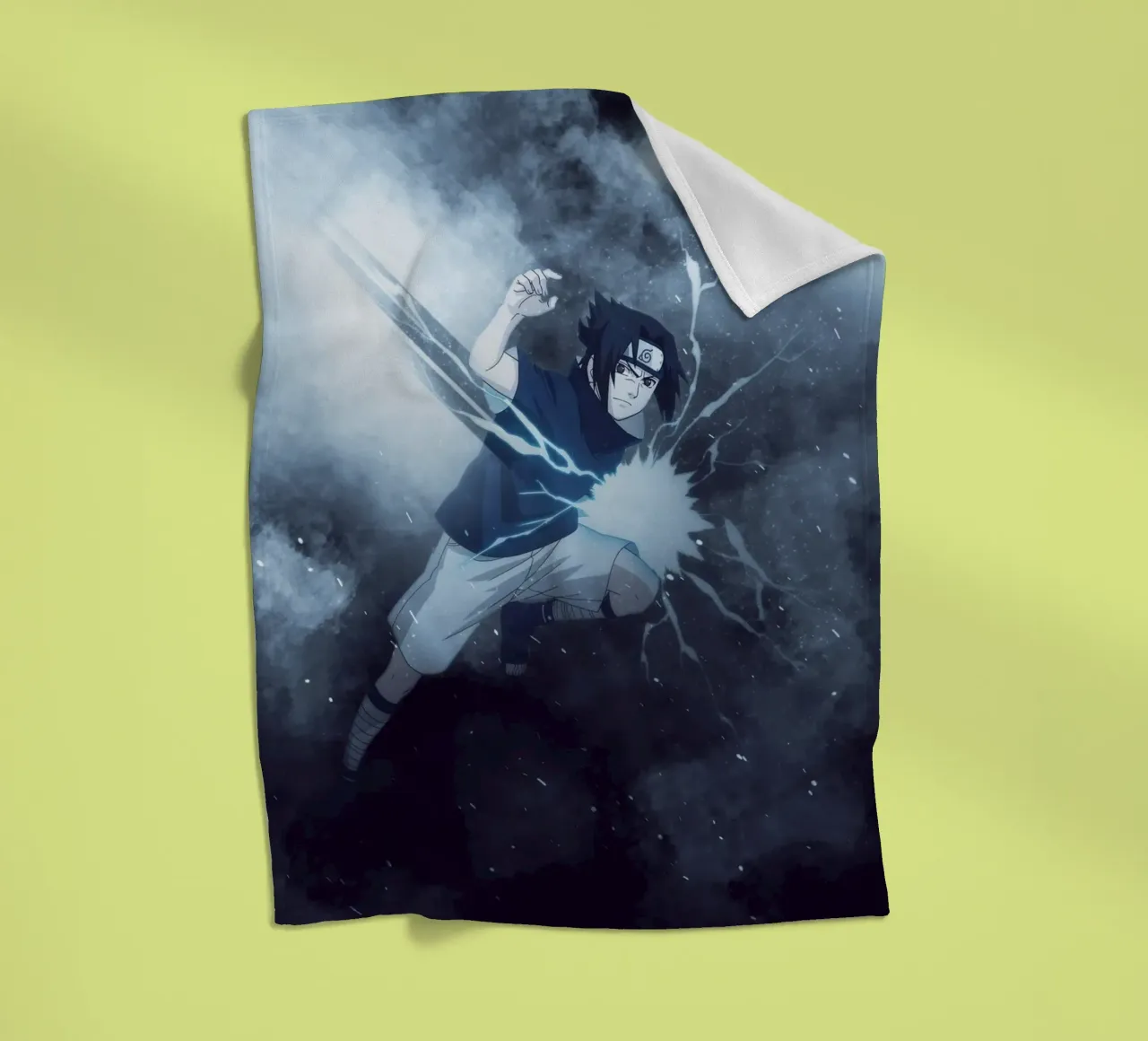 sasuke coperta in pile da FreeArtStudio