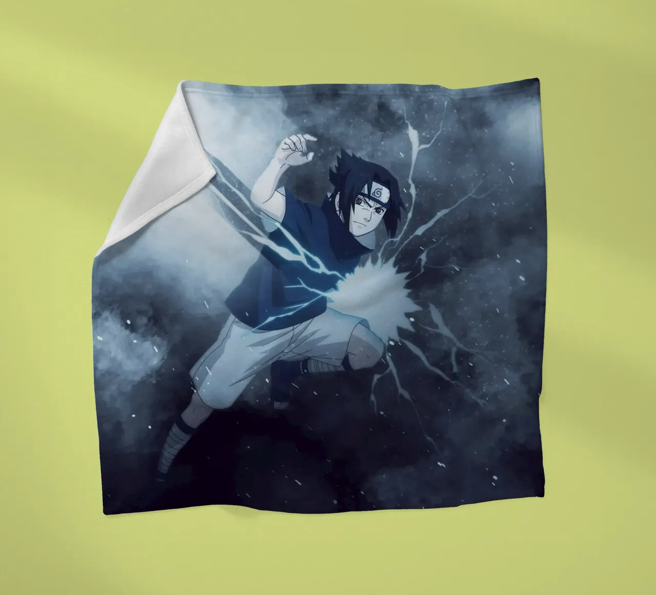 sasuke coperta in pile da FreeArtStudio
