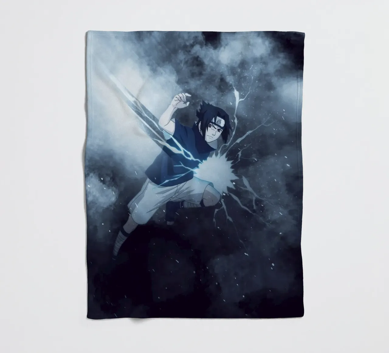 sasuke coperta in pile da FreeArtStudio