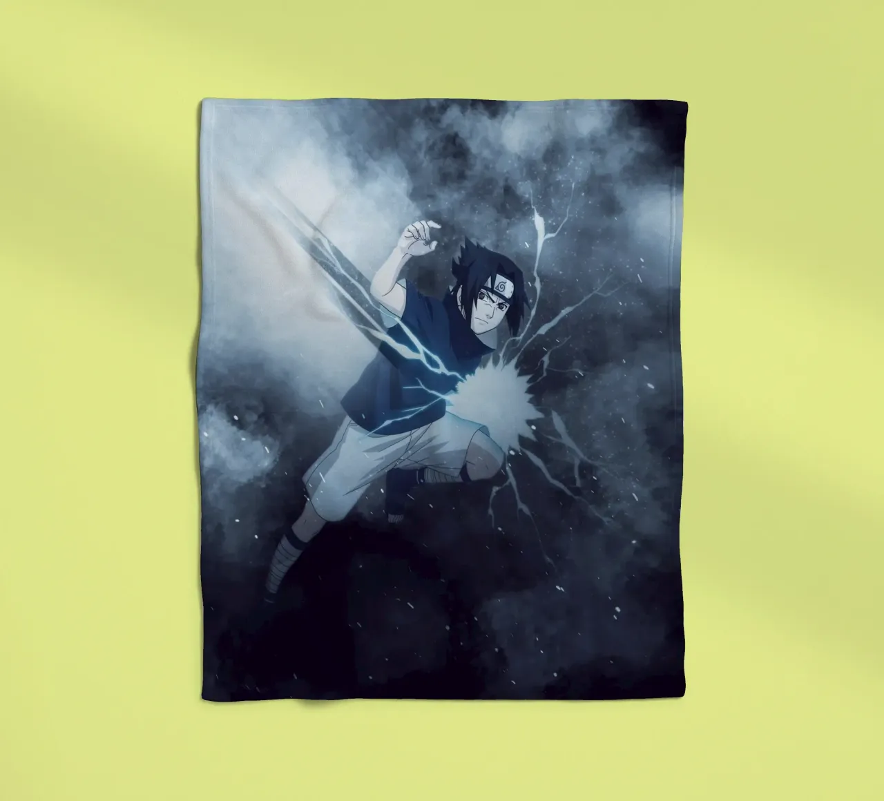 sasuke coperta in pile da FreeArtStudio