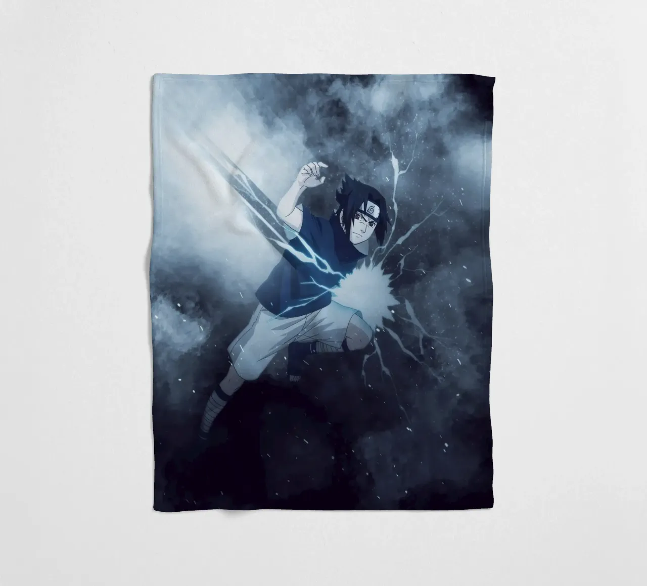 sasuke coperta in pile da FreeArtStudio