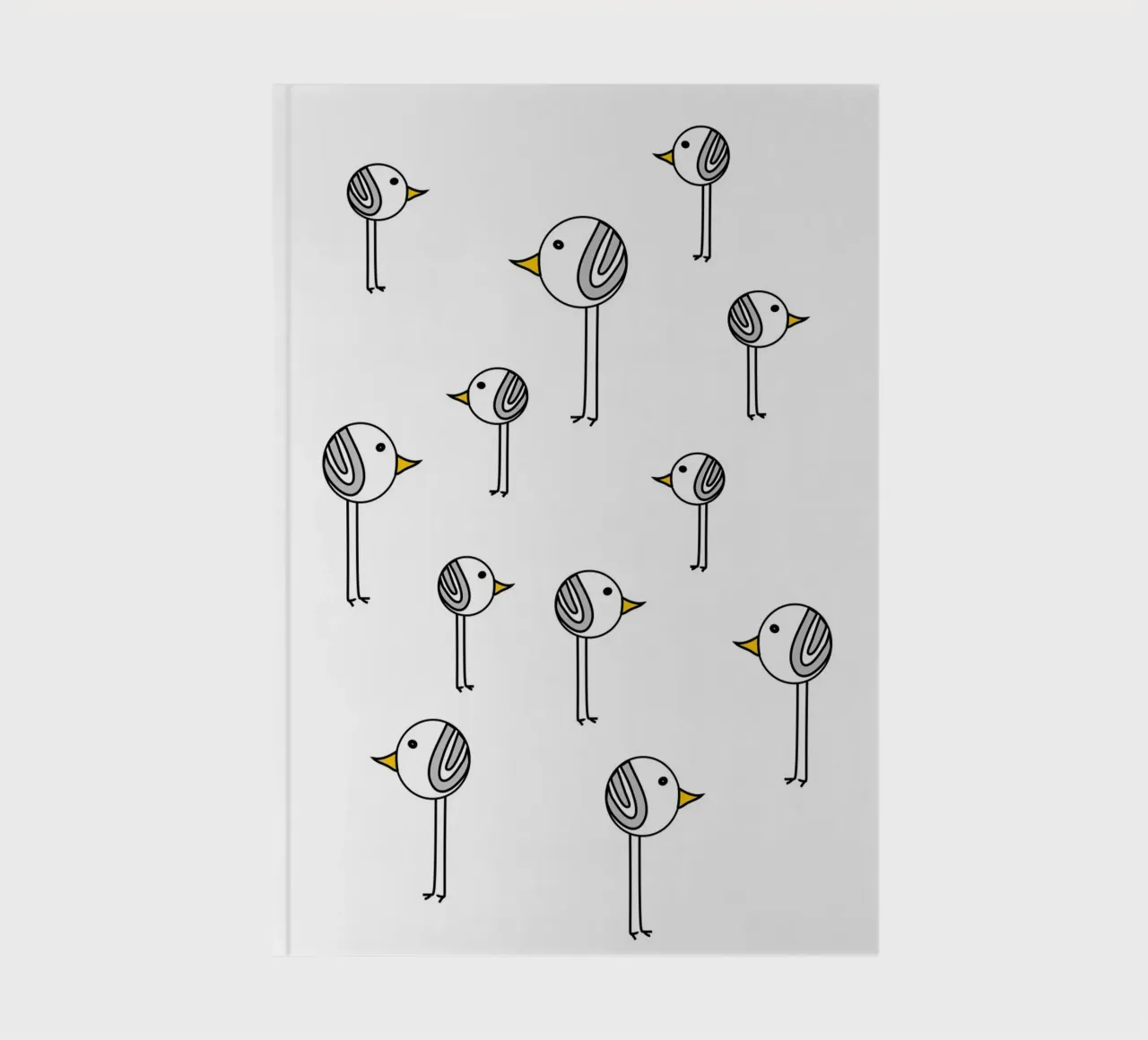Uccelli dalle zampe lunghe diario da Designs by Birdy