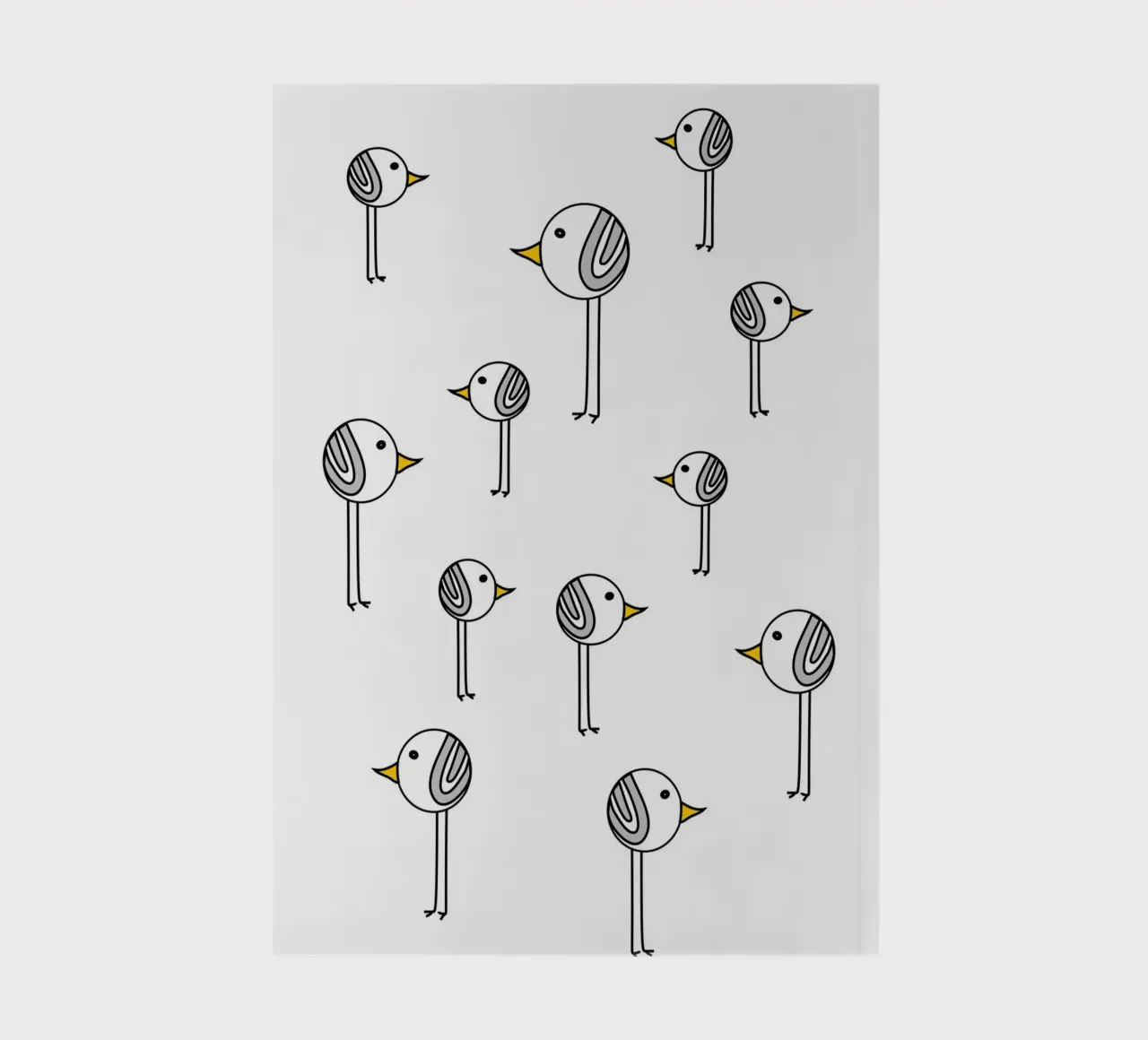 Uccelli dalle zampe lunghe diario da Designs by Birdy