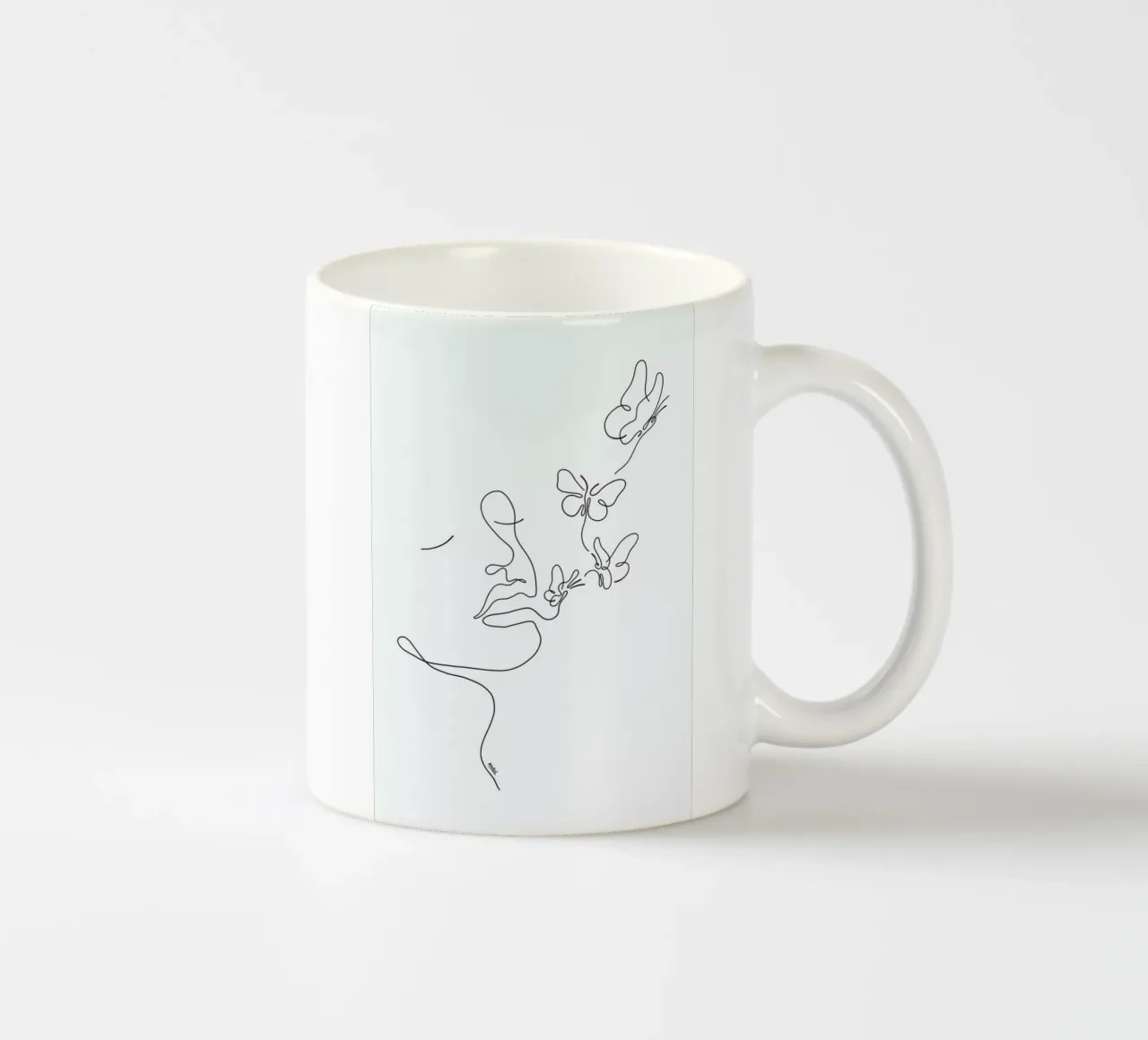 Butterflies In My Stomach tazza in ceramica da Ninhol