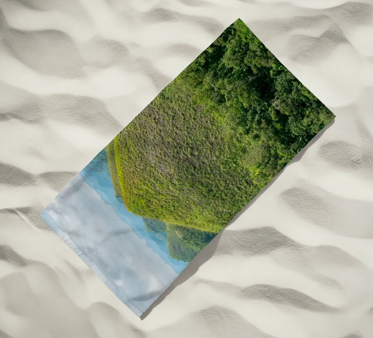 Chocolate Hills Bohol Central Visayas, Philippines Asia beach towel by anderm