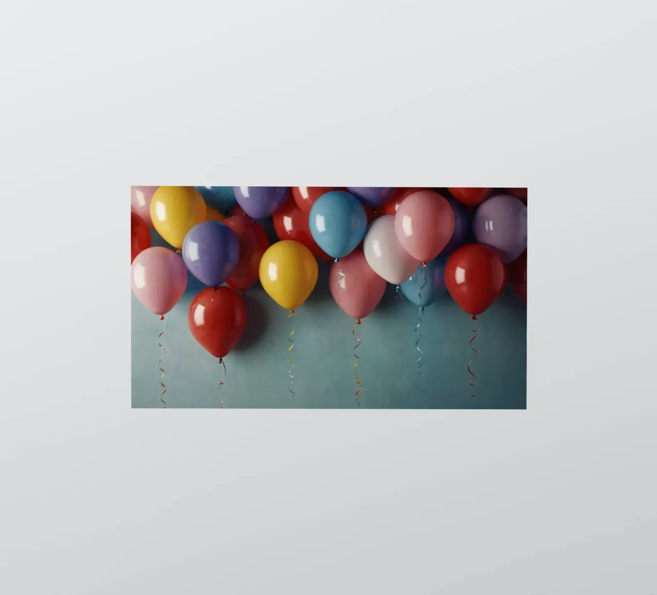 Colorful balloons create a festive atmosphere sticker by DesignDoodle