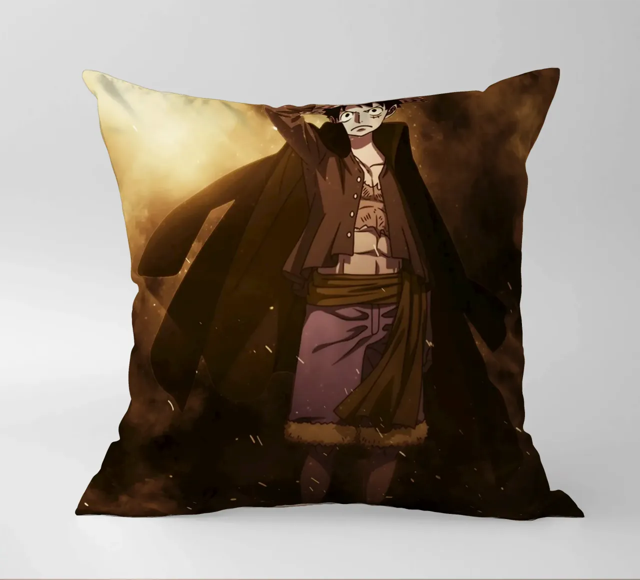 monkey d luffy cuscino da FreeArtStudio