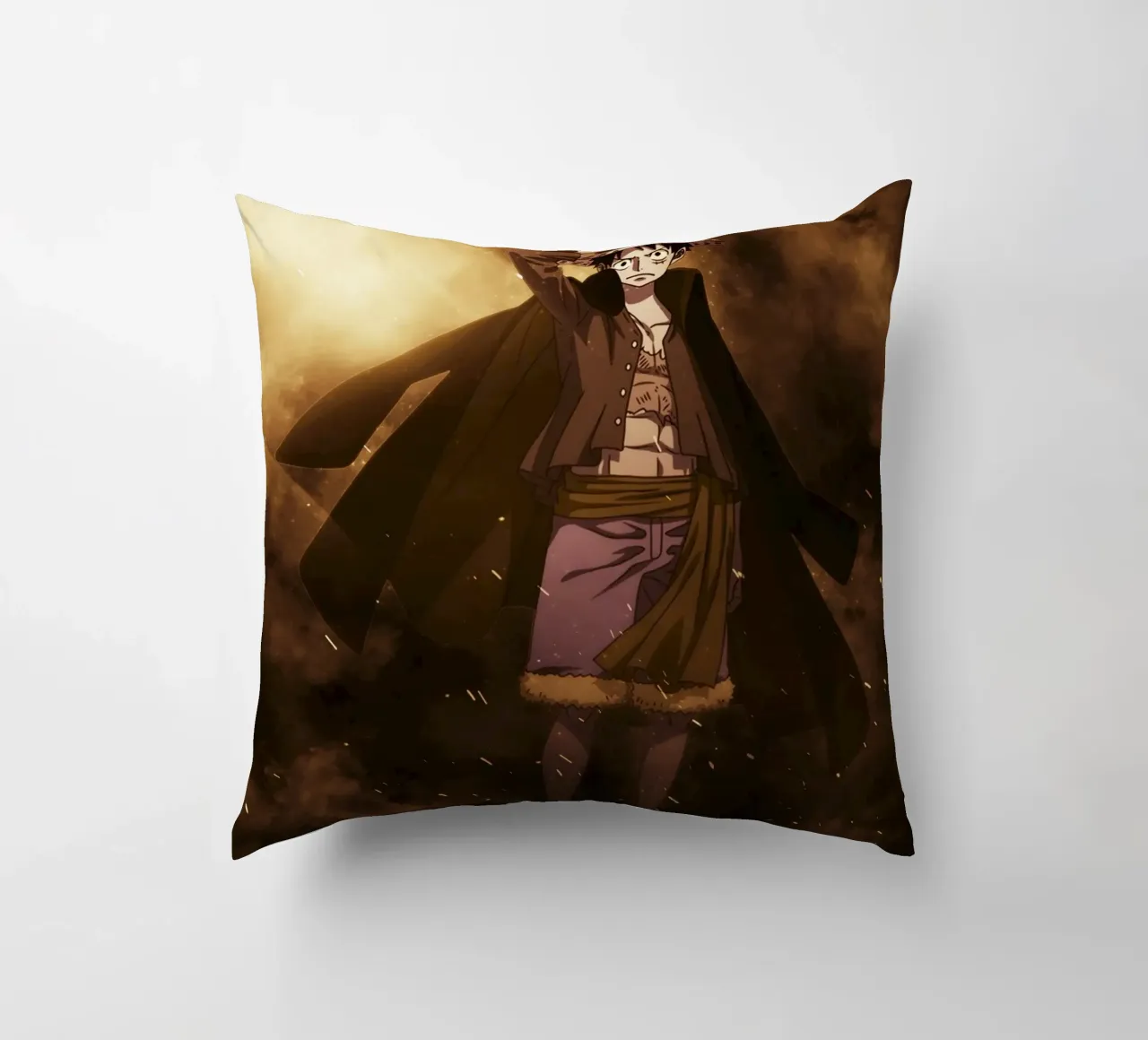 monkey d luffy cuscino da FreeArtStudio