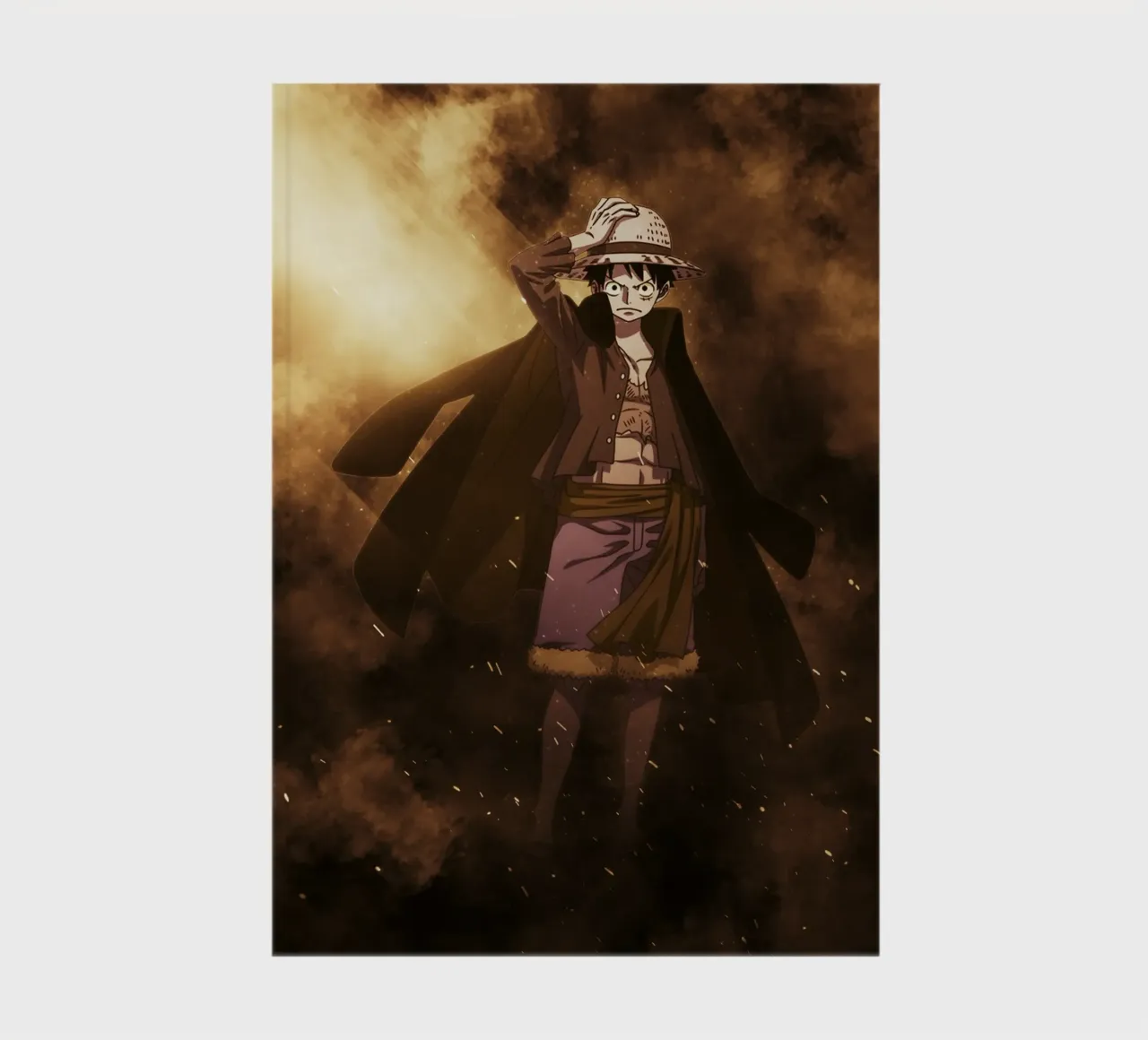 monkey d luffy notebook by FreeArtStudio