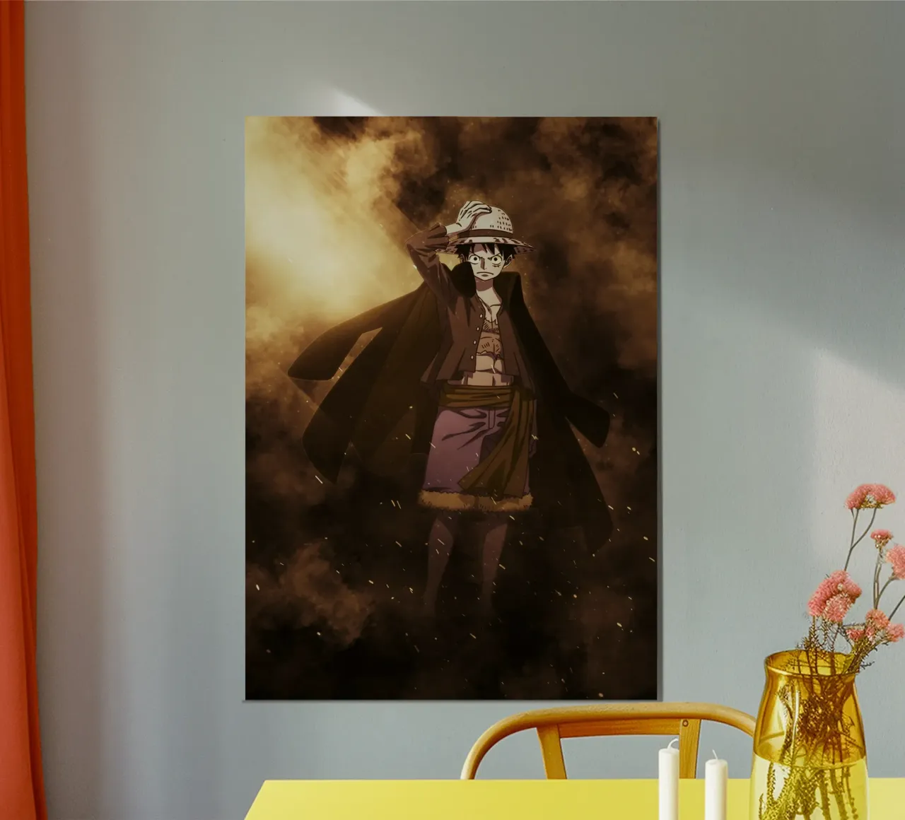 monkey d luffy alluminio dibond da FreeArtStudio