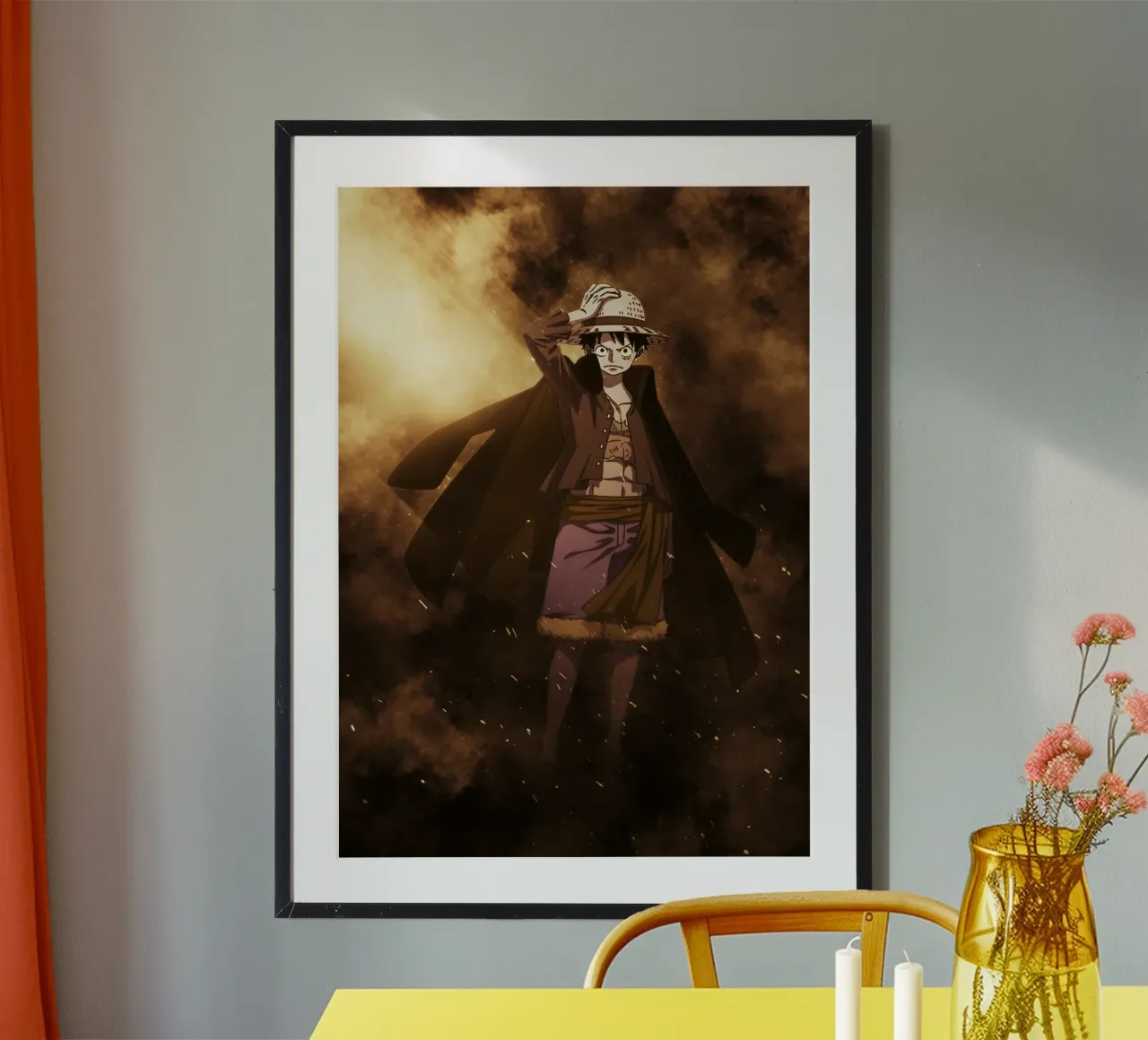 monkey d luffy carta hahnemühle da FreeArtStudio