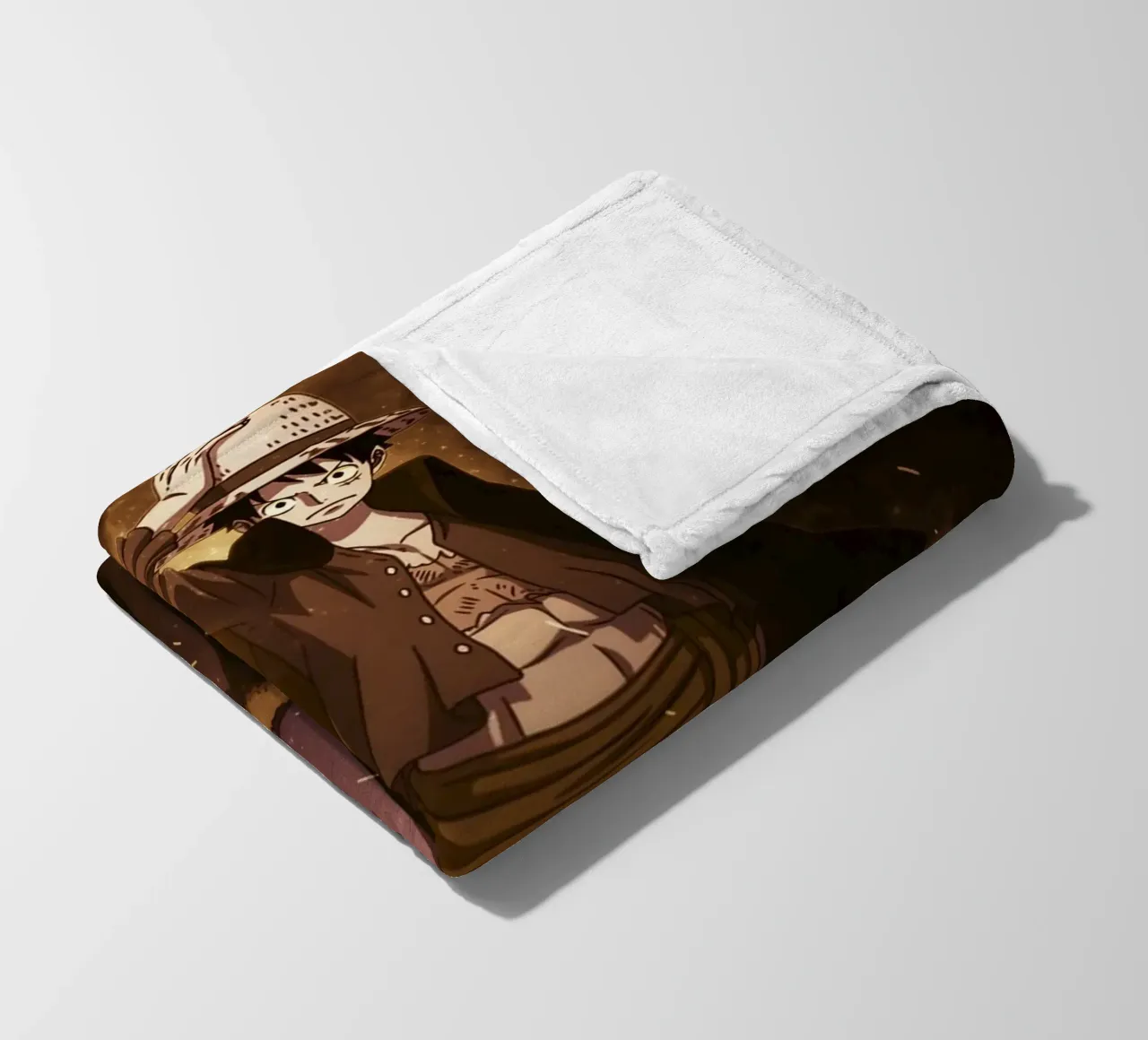monkey d luffy coperta in pile da FreeArtStudio