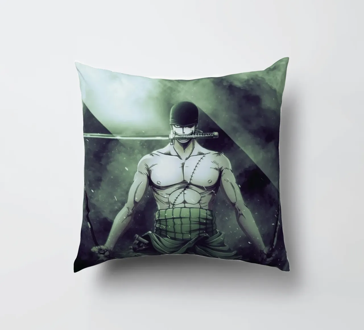 roronoa zoro cuscino da FreeArtStudio