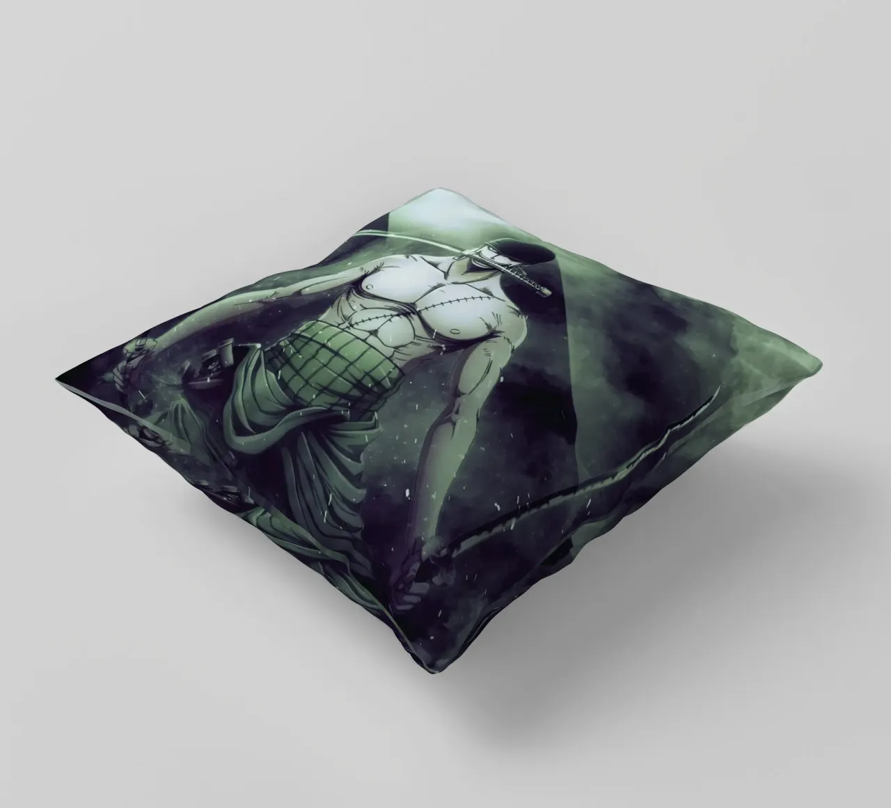 roronoa zoro cuscino da FreeArtStudio