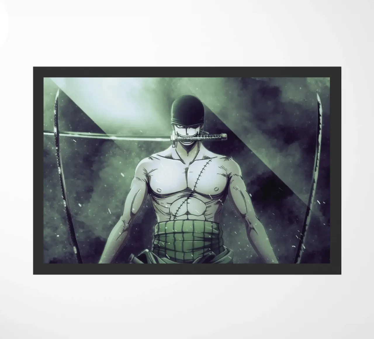 roronoa zoro zerbino da FreeArtStudio
