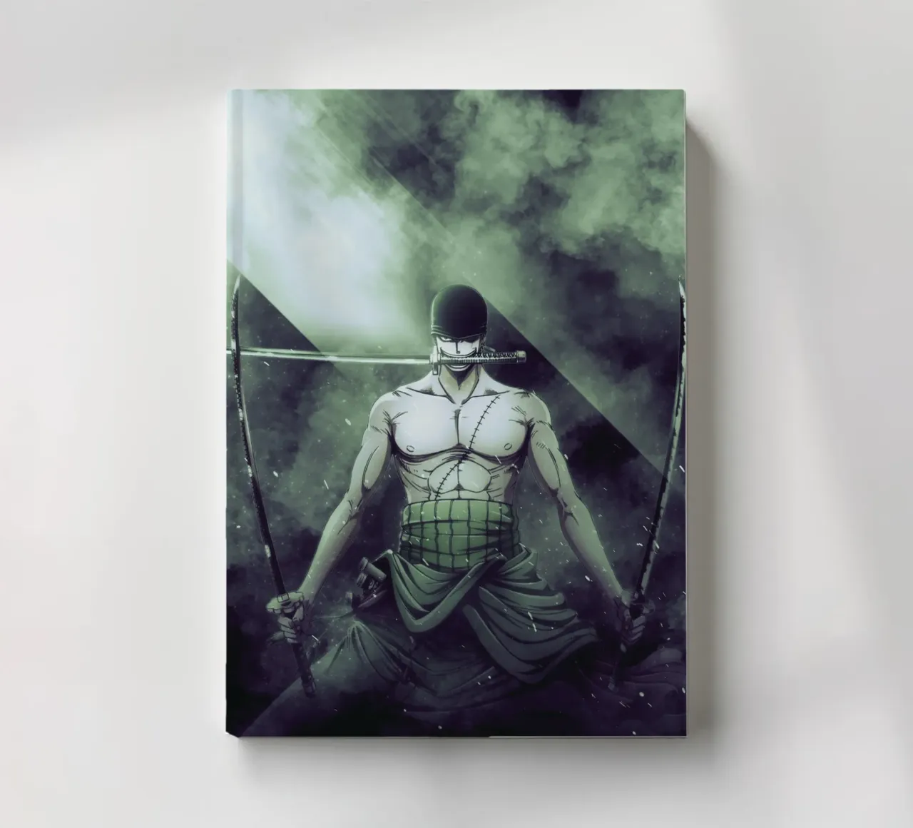 roronoa zoro carnet de notes de FreeArtStudio