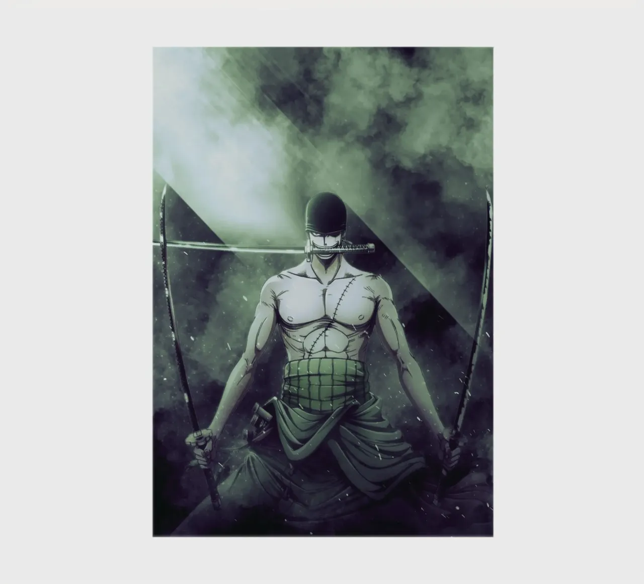roronoa zoro carnet de notes de FreeArtStudio
