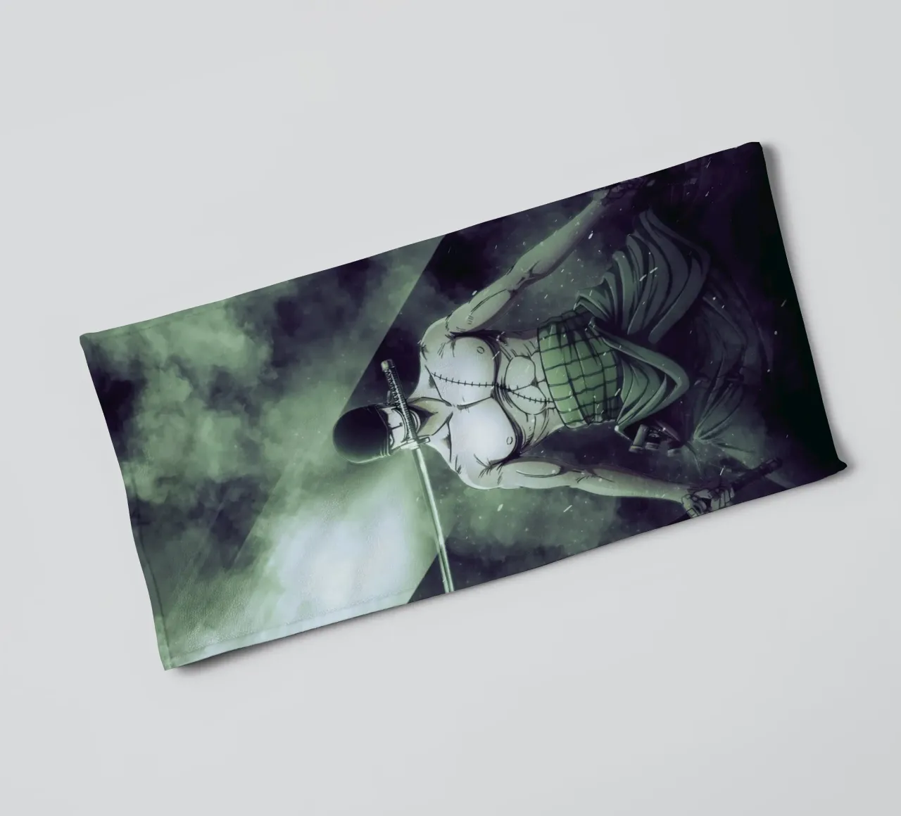 roronoa zoro asciugamano da bagno da FreeArtStudio