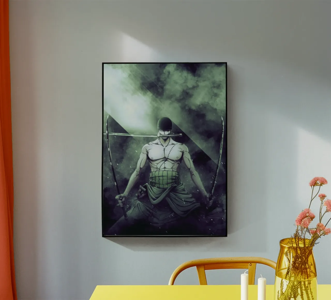 roronoa zoro plexiglass da FreeArtStudio