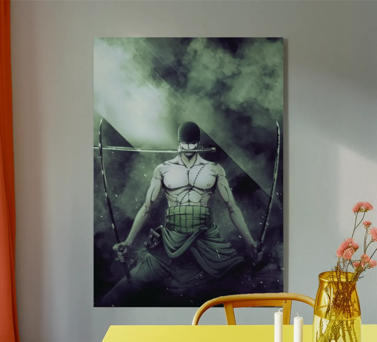 roronoa zoro plexiglass da FreeArtStudio