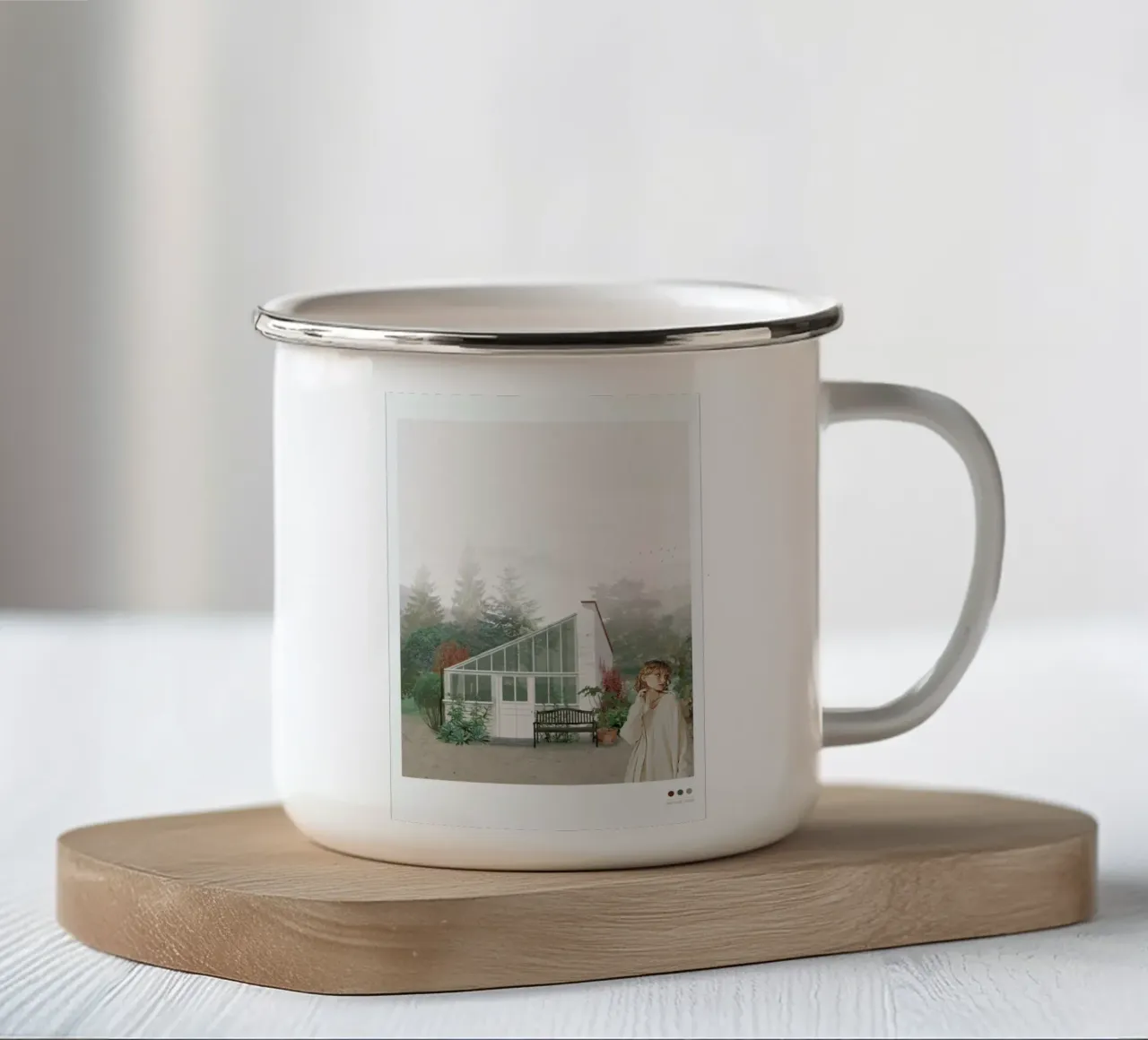 Greenhouse tazza in smalto da Mathilde Olsen