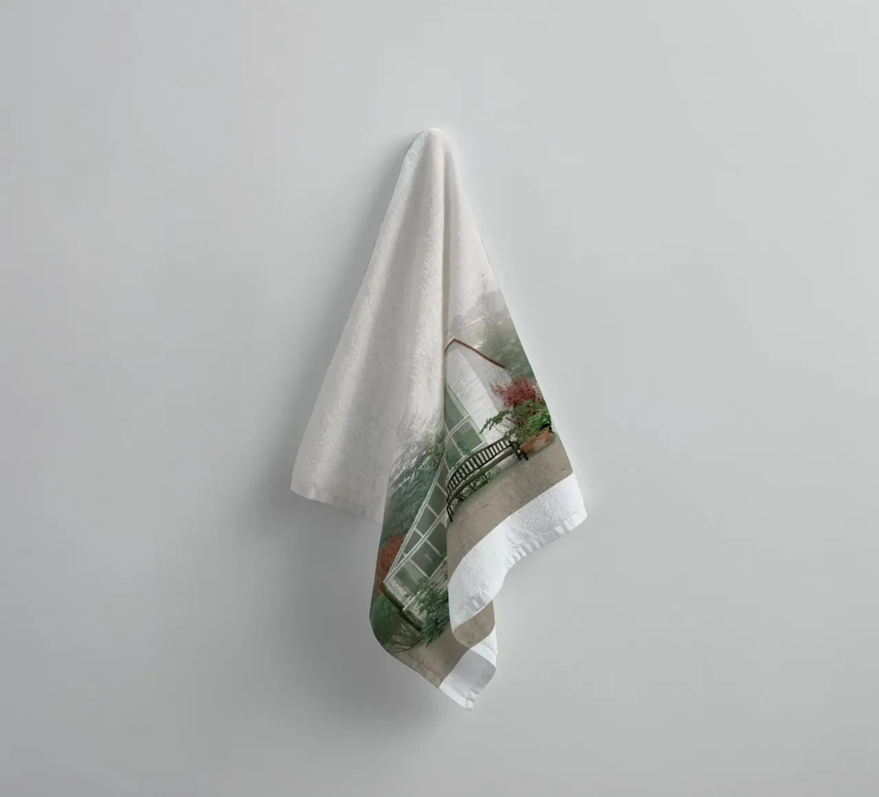 Greenhouse towel by Mathilde Olsen
