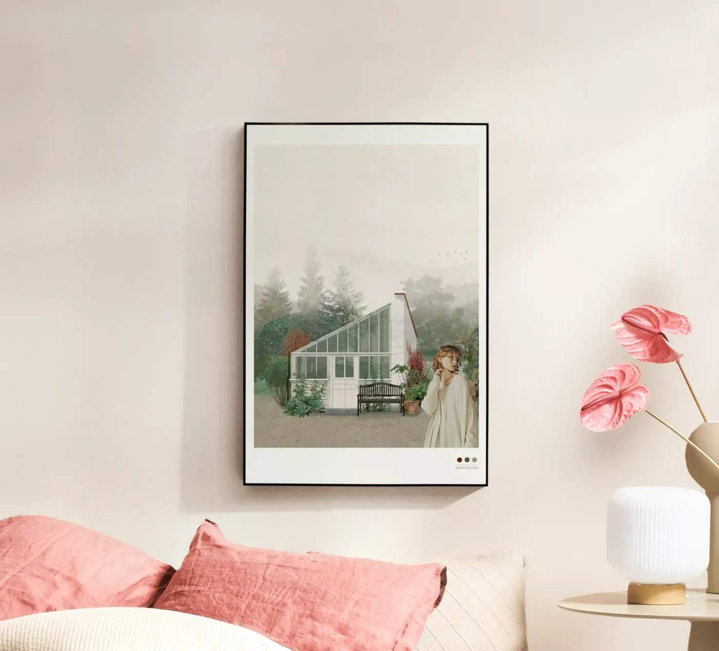 Greenhouse acryl van Mathilde Olsen