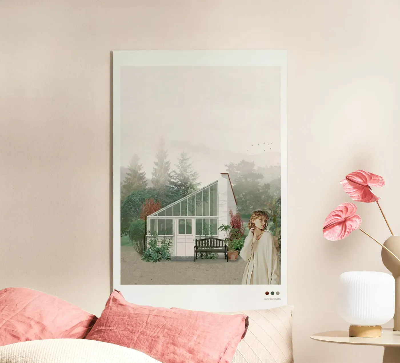 Greenhouse acryl van Mathilde Olsen