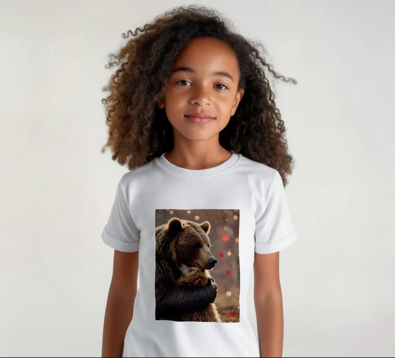 Emotional bear kids t-shirt by DesignDoodle