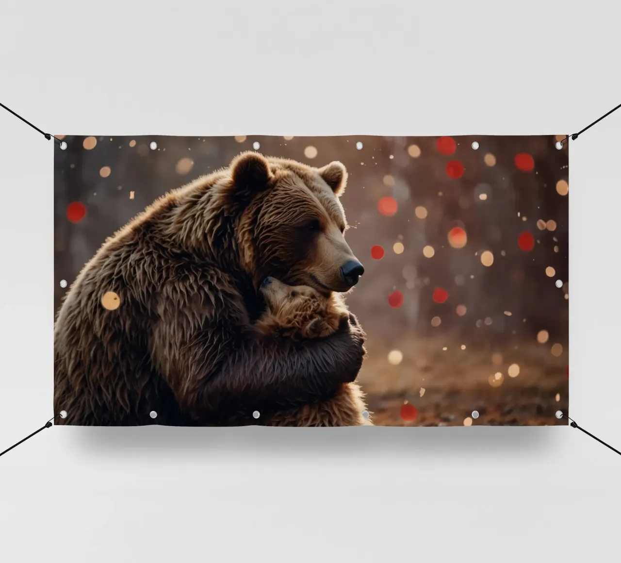 Orso emotivo telo in pvc da DesignDoodle